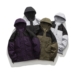 新款港风棉服大口袋宽松时尚港风青少年棉袄外套MY9305-1P-95图片