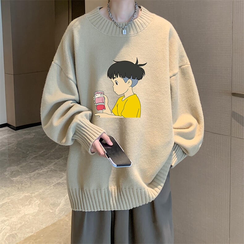 半高领毛衣男士大码针织衫男毛线衣男 M18200-P45 加绒款-P65图片