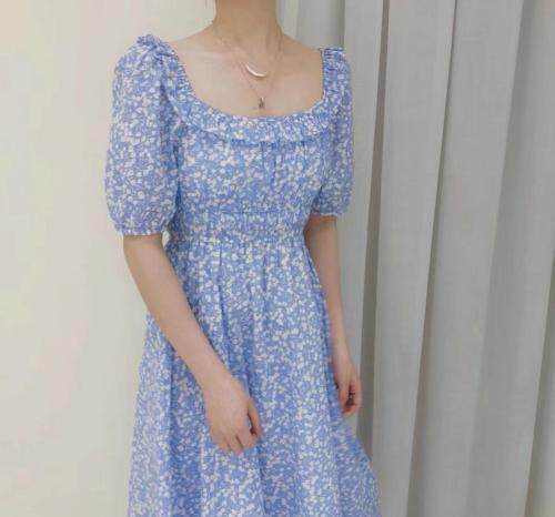 碎花连衣裙，女装连衣裙，EVE