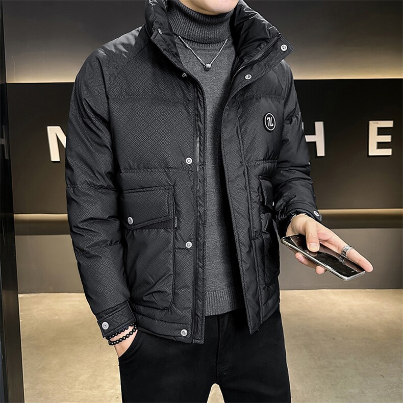冬季店主羽绒服简约时尚保暖品质数据款简约外套男6026-P185,男装羽绒服,电商D327