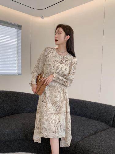 现货地质纹设计连衣裙俩色Ml，女装连衣裙，YANC PLUS(4F)