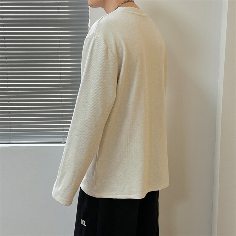 春秋现货新款长袖T恤打底衫男宽松休闲圆领上衣A351-AT250802-P45,男装T恤,电商A351