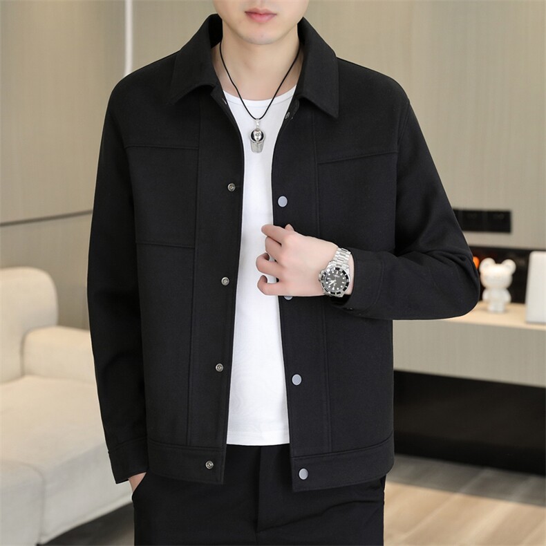 春季夹克男高品质翻领外套型男商务休闲百搭青年外套男N7806-P90,男装夹克,星座310B-3