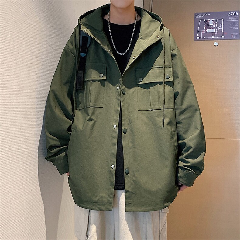 港风连帽工装夹克男上衣外套JK762P80,男装夹克,星座1204-3