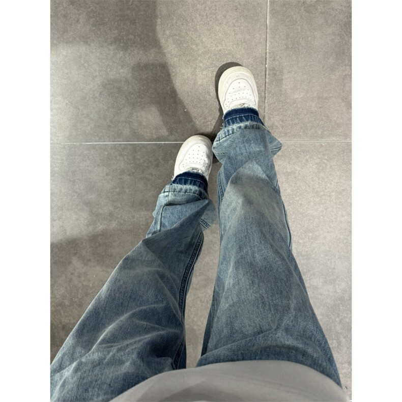 【网图】cleanfit蓝色牛仔裤男修身直筒窄版vibe裤子NZ07LL-特P50,男装牛仔裤,星座1007（原301D）