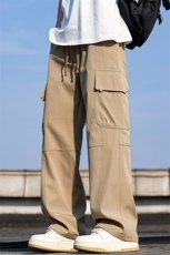 冲锋裤潮牌直筒工装裤男士宽松百搭运动登山休闲长裤子Z9810-P50，男装工装外套，星座509