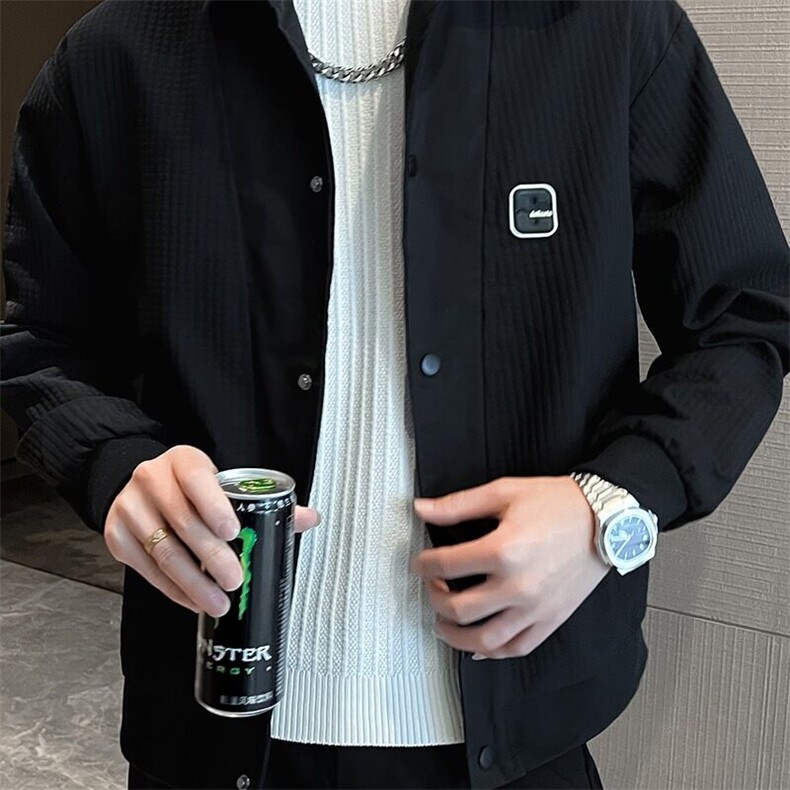 工装外套男新款潮流短款夹克衣服男士春秋款上衣,男装夹克,星座1013