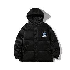 白底22冬季加绒加厚白鸭绒保暖宽松连帽羽绒服外套YR142P225控298，男装羽绒服，电商A247-1