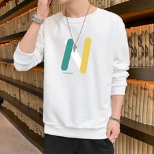 跑量卫衣男22秋季打底上衣潮流韩版宽松T恤时尚百搭长袖W073，男装卫衣，星座815-2
