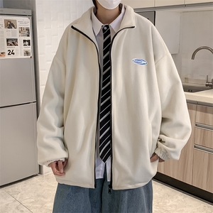 开衫卫衣男春秋日系慵懒风宽松潮牌ins情侣装休闲外套  W2400-P65图片