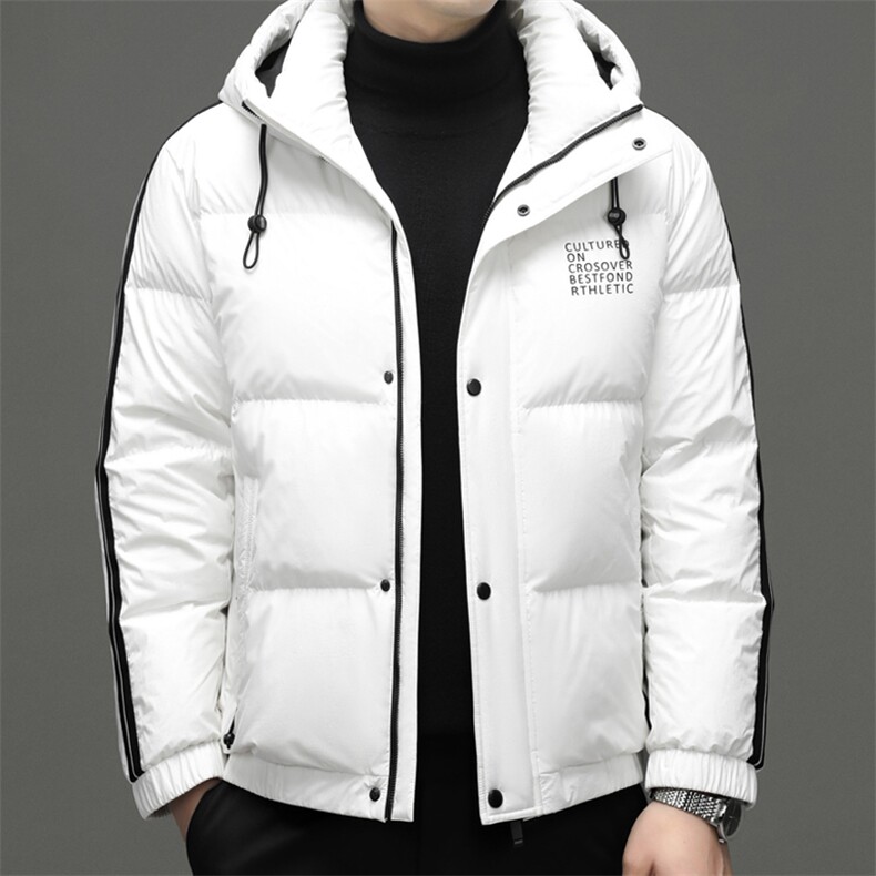 BJY15332钱塘2020-2时尚休闲连帽冬季厚款保暖中年男士羽绒服P265，男装羽绒服，钱塘207-2