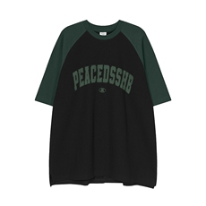 白底23新款夏季时尚白底字母印花圆领纯棉短袖T恤DT386P45控68，男装T恤，电商A247-1