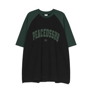 白底23新款夏季时尚白底字母印花圆领纯棉短袖T恤DT386P45控68图片