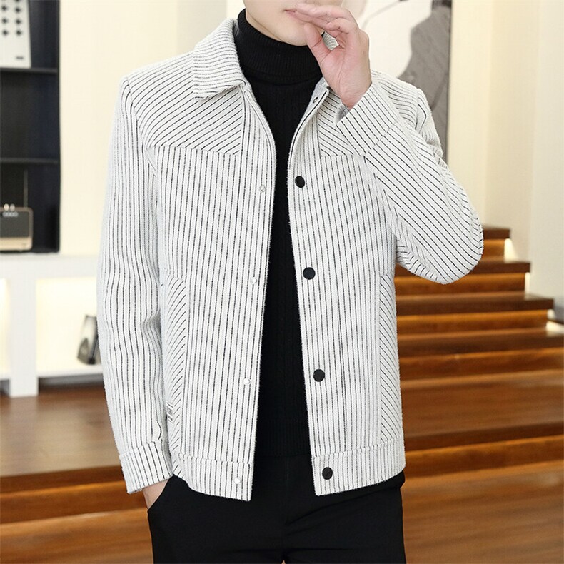 2025秋冬新款男士毛呢大衣短款休闲商务夹克外套上衣D21P145控238，男装毛呢大衣，电商B226-2（原B217-2）