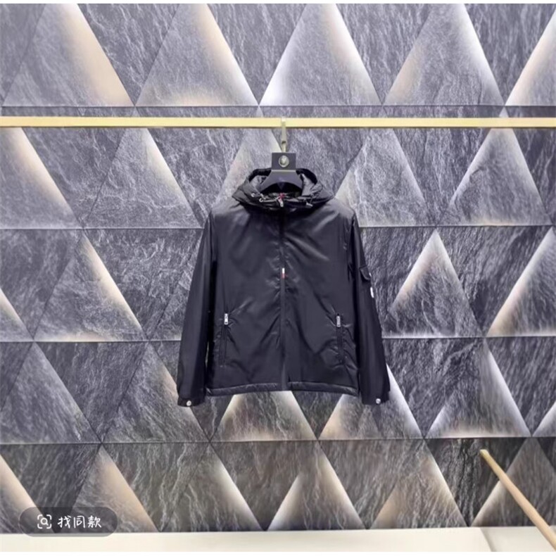 (网图)连帽轻薄棉服保暖轻奢休闲黑色薄棉棉袄313B-JK9932-P105,男装棉衣,星座313B