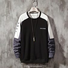 2021春秋季新款卫衣男圆领宽松潮流套头卫衣202-7-GW01，男装卫衣，星座1302