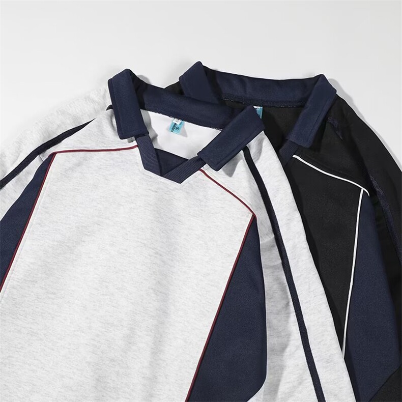 学院风BF情侣装女新品重磅撞色衣服翻领POLO衫男短袖T恤WB485-P47,男装Polo衫,星座412-3