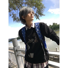 长袖休闲衬衫中世纪吸烟少女T恤衫D328-CX7709-P29，男装衬衫，电商D328