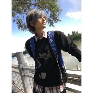 长袖休闲衬衫 中世纪吸烟少女 T恤衫 D328-CX7709-P29图片