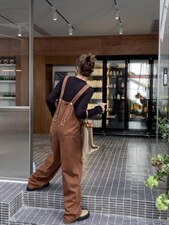 彩色牛仔背带裤，其它，肆尔