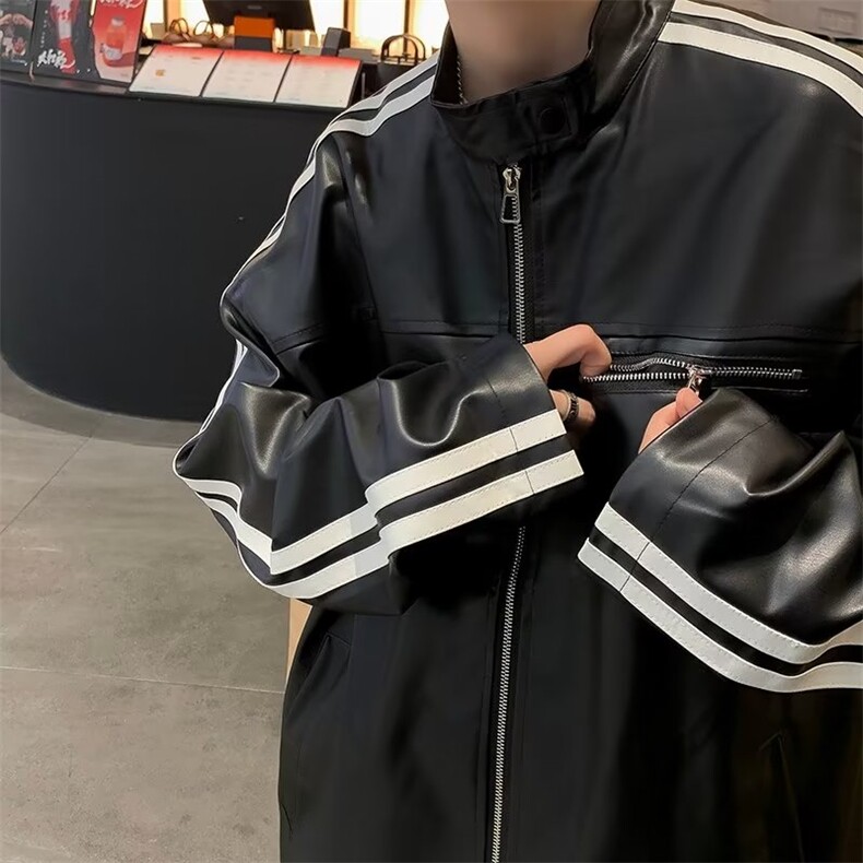 美式秋冬季新款外套皮夹克F836P65,男装夹克,星座1116-2