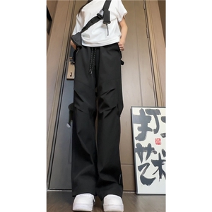 秋季新款机能户外防水褶皱宽松休闲冲锋裤B315-K24214-特p35控68图片