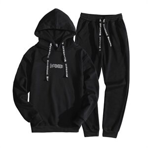 卫衣男连帽衣服青少年休闲套装韩版潮流运动春季外套DS46T图片