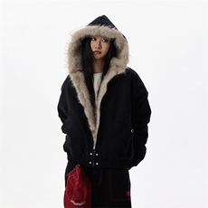 1506-1/MM61041/P114美式cleanfit毛领外套座山雕连帽棉服，男装棉衣，星座1506-1