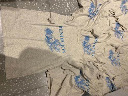 【现货】纯棉韩字母图案丝网印刷T，女装，TAERI