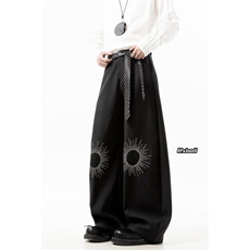 XZ616春季重磅cleanfit美式刺绣复古休闲长裤TY37128P55控78，男装休闲裤，星座512A（原616）