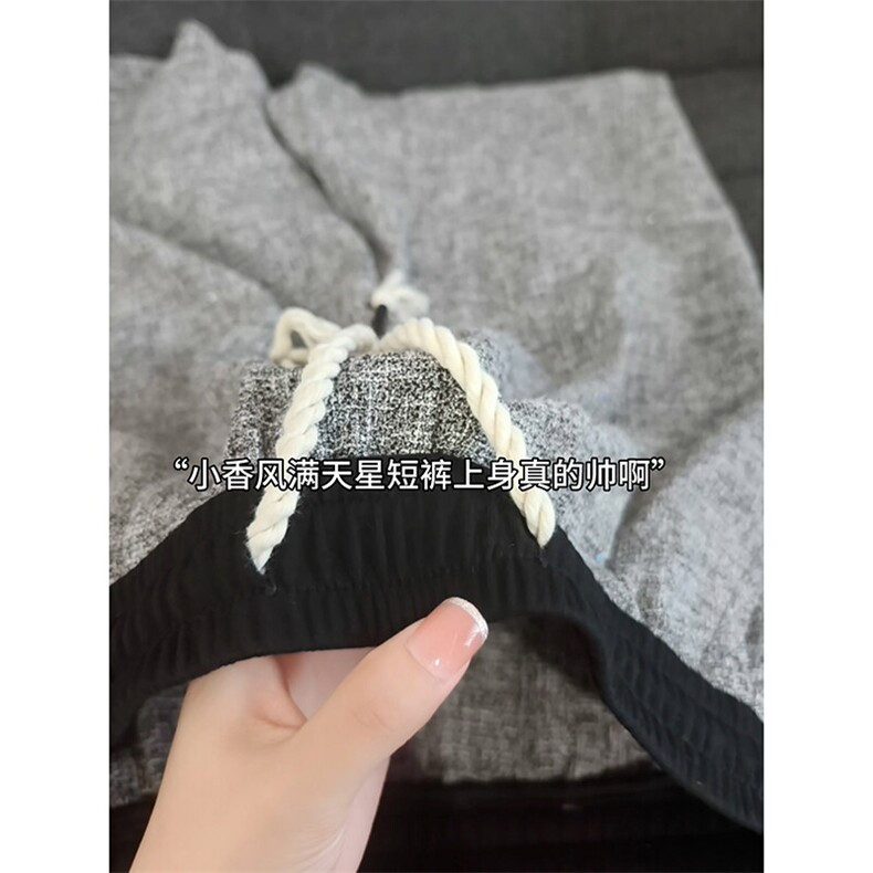 男女同款满天星冰丝速干休闲短裤百搭垂感宽松五分裤子DK160-P28,男装牛仔裤,电商A178