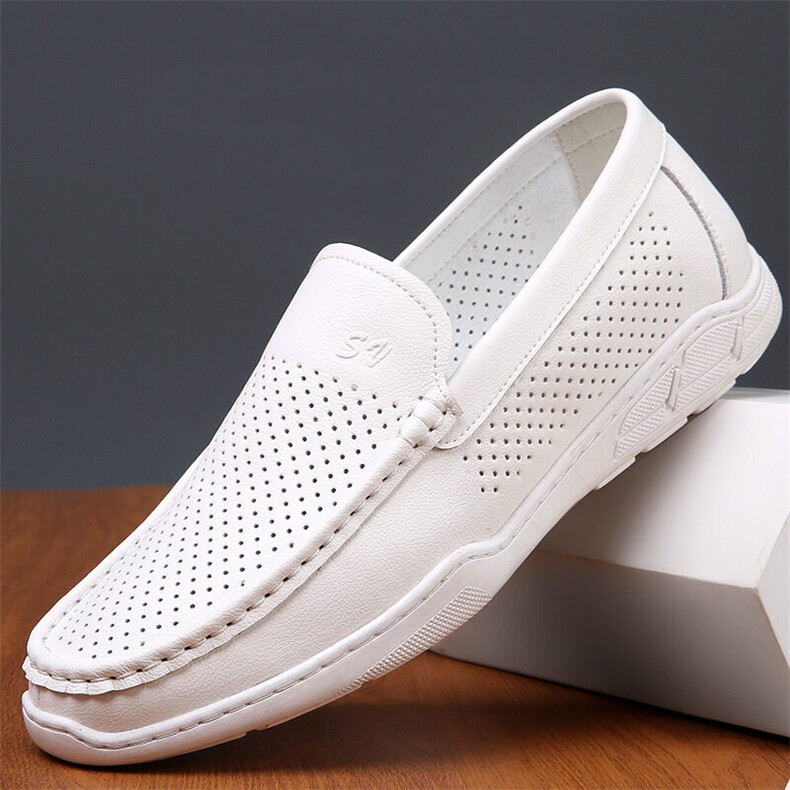 X4930-p145新款乐福潮鞋男士韩版百搭一脚蹬驾车休闲皮鞋，男鞋皮鞋，星座1407-3