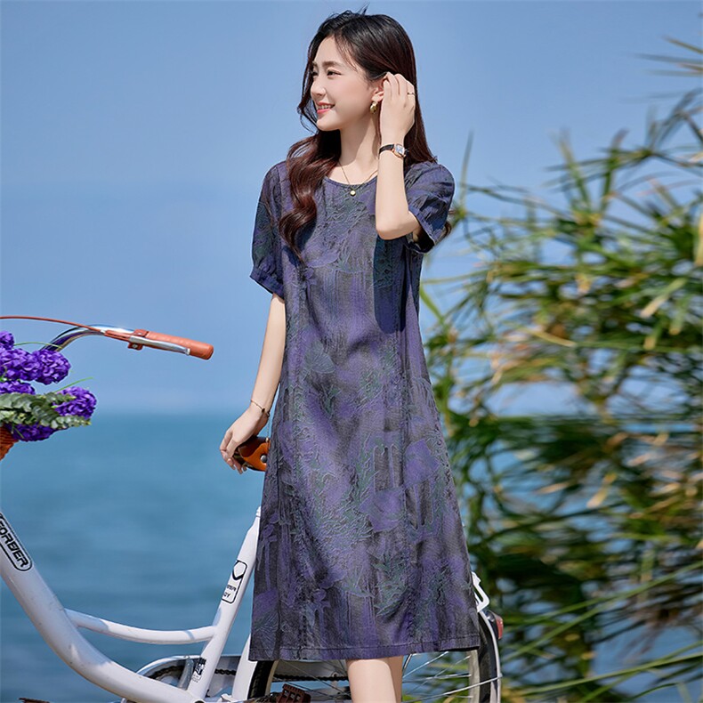 现货民族风连衣裙,女装连衣裙,韩派