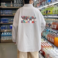 CS15250-P38长袖衬衫男士大码宽松衬衣男寸衫男寸衣，男装衬衫，电商A040