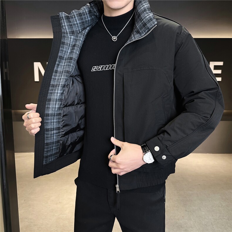 男士立领羽绒服抖音数据款标50已备货,男装羽绒服,星座414（原B263）