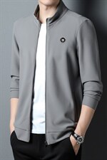 S3095钱塘2020-2春秋薄款时尚休闲百搭中青年男士开衫卫衣P97，男装卫衣，钱塘207-2
