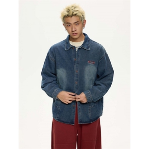 牛仔衬衫男生春秋款港风休闲潮流青少年夹克外套男装JK4051-P63图片