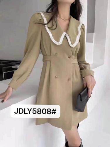 现货，韩系连衣裙，女装连衣裙，精典蓝月