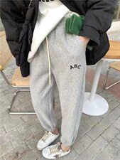 ABC字母卫裤，女装休闲裤，LL+