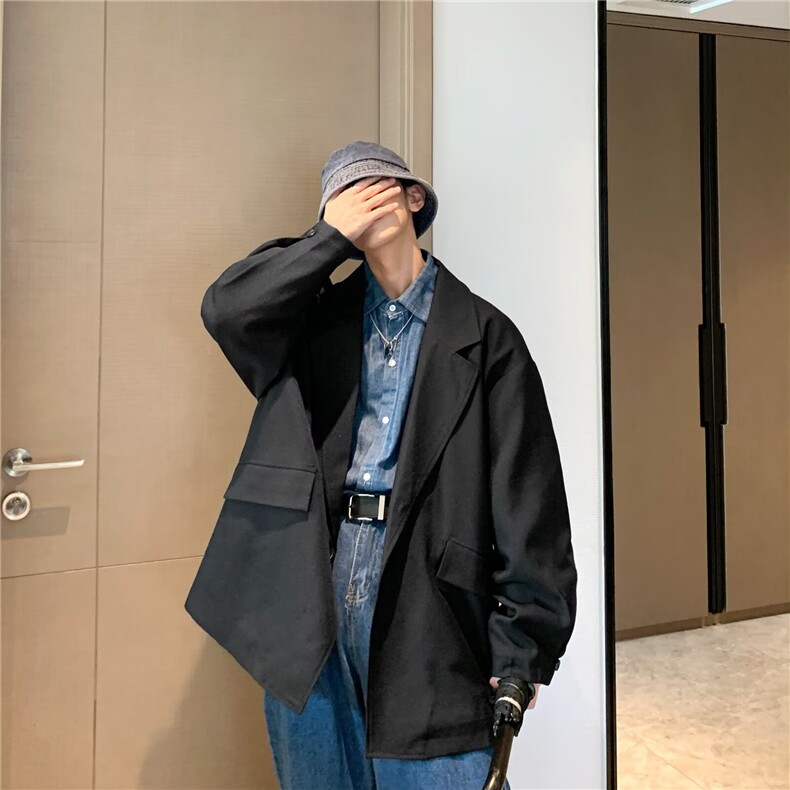 2025秋季新款文艺复古宽松小西装西服XZ1093,男装西服,星座1108