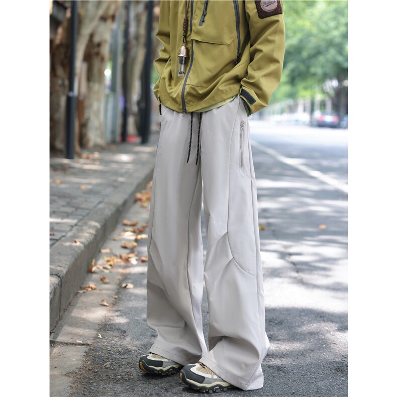 秋季新款户外机能褶皱拼接设计休闲冲锋裤B315-K25335-特p35控68,男装休闲裤,电商B315