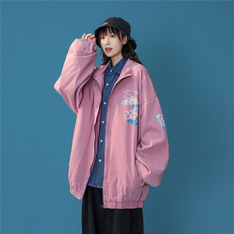 25春季新款中性风手绘宽松潮流创意夹克上衣JK9138/P125/168,男装夹克,星座202-3