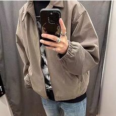 美式复古短款外套男女同款秋冬潮牌高级感痞帅棒球服夹克，男装夹克，星座506A