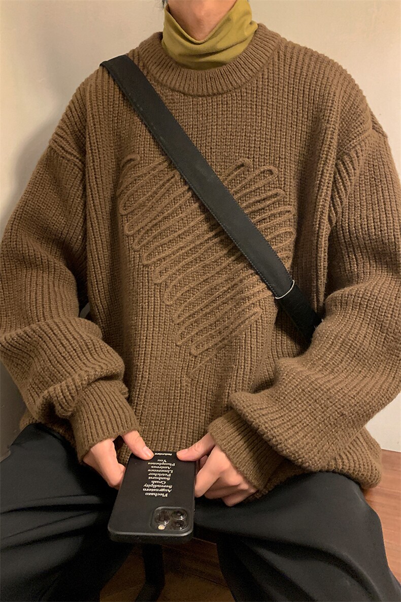 8XL-M特大码毛衣男高品质加厚宽松胖子毛衣针织衫MY1201P58控78,男装针织衫/毛衣,电商D206-1