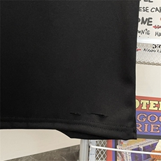 夏季日系复古破洞背心男女生宽松字母印花休闲无袖汗衫T307-P33，男装T恤，星座308B-1