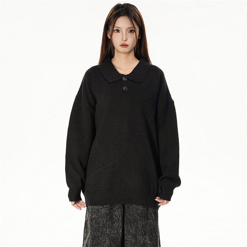 特批新款女模绵羊绒翻领高品质休闲毛衣针织衫A268-M501特批48,男装针织衫/毛衣,电商A268