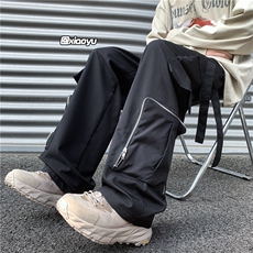 Z616秋季新款防水工装冲锋裤拉链设计感口袋长裤TY937P65控78，男装休闲裤，星座512A（原616）