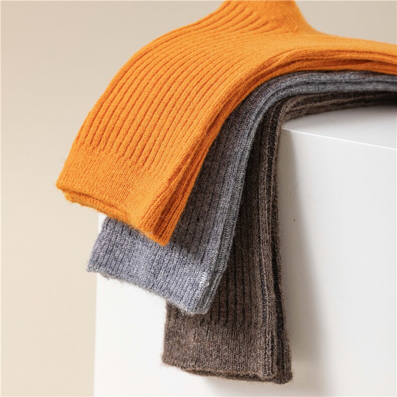 秋冬季儿童袜加厚时尚百搭长款休闲袜，童装袜子围巾，锦驼羊绒