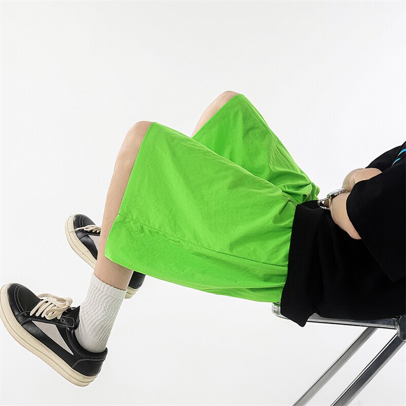 8XL-M多巴胺短裤男款夏季冰丝薄款休闲透气五分裤沙滩DK26004P25图片