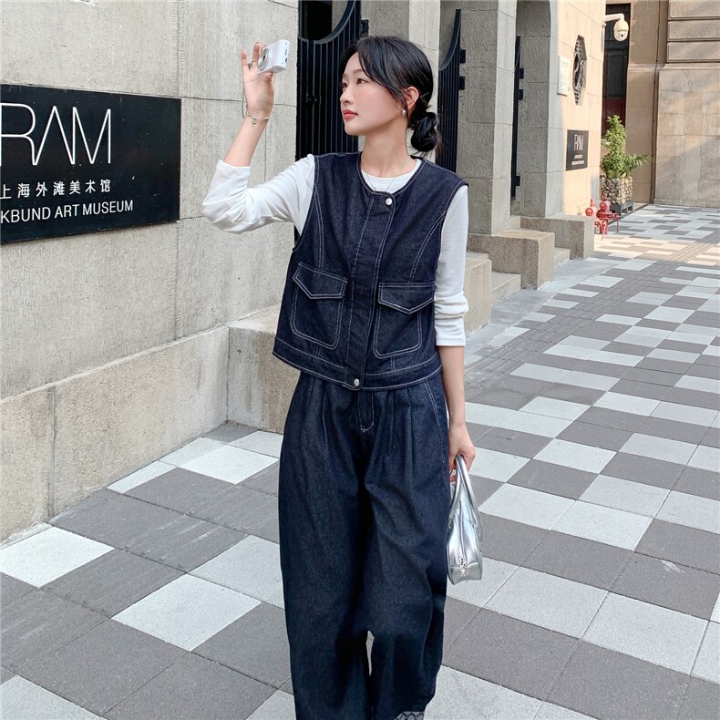 牛仔套装两件套2C205-701-P185-K268,女装套装/套裙,2C205
